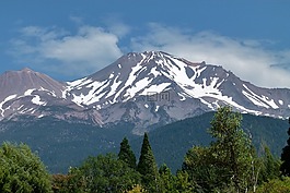 山 sashta,加利福尼亞州,美國