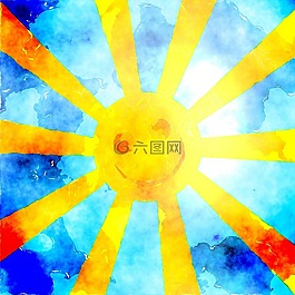 水彩,漆,畫