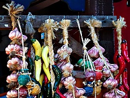 大蒜,辣椒,多彩