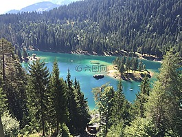 湖,bergsee,高山