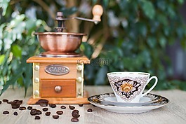 咖啡,咖啡杯,杯