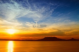 日落,黎明,天 s
