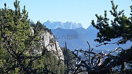 阿爾高,zugspitze,全景