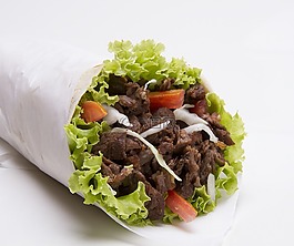 烤肉串,三明治,豬肉