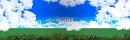 橫幅,標(biāo)頭,云