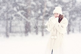 冬天,雪,冷