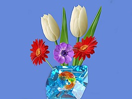 綠松石,花卉,藍(lán)色
