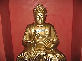 佛,黃金,雕像