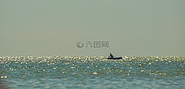漁夫,海,小船