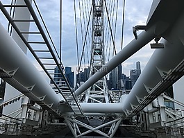 新加坡摩天观景轮,渡海小轮轮,新加坡