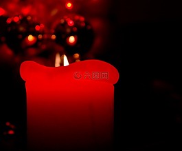圣誕節(jié),蠟燭,紅色