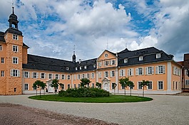 城堡,schwetzingen,巴登 符腾堡