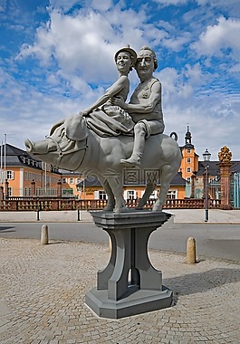 幸运猪,schlossplatzfest,schwetzingen