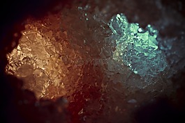 水晶,洞穴,橙