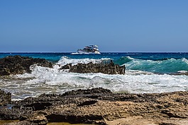 巖質(zhì)海岸,波,海