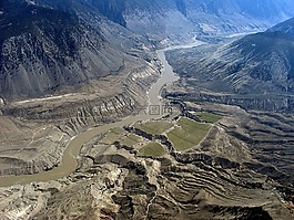 弗雷澤河,空中的視圖,弗雷澤高原