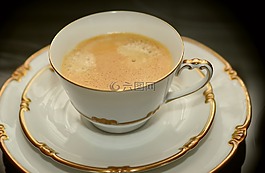 咖啡,一杯咖啡,杯