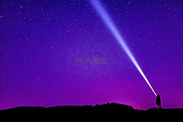 夜间照片,繁星点点的天空,夜晚的天空