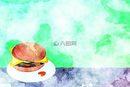 水彩,漆,畫
