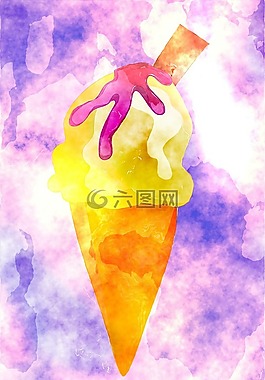 水彩,漆,畫