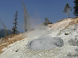 拉森火山國家公園,加利福尼亞州,美國