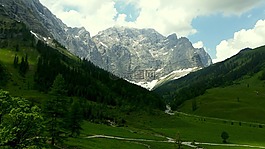 山,karwendel,徒步旅行