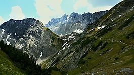 山,karwendel,徒步旅行