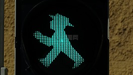 小绿人,红绿灯,天桥