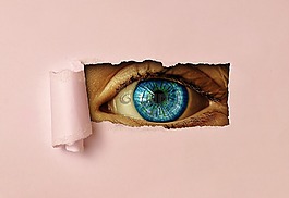 眼,手表,紙
