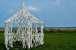 展館,假期,木板