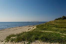 海灘,海,沙丘
