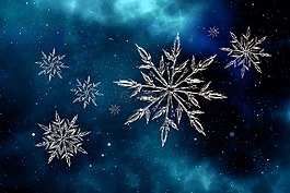 明星,圣诞节,白