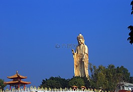 臺灣,佛像,藍天