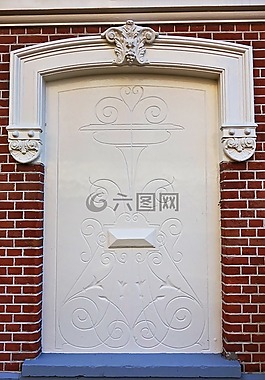 墻,立面,前