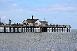 海,碼頭,海灘