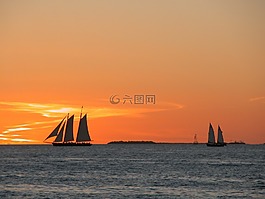 基韋斯特,佛羅里達(dá),日落