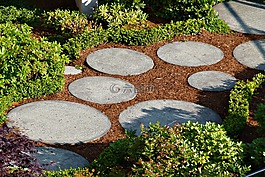 花園,路徑,大拼貼