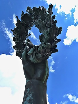 花圈,巴伐利亞雕像,慕尼黑
