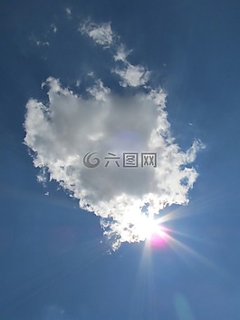 天堂,太陽(yáng),云