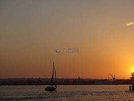 圣地亞哥,加利福尼亞州,日落