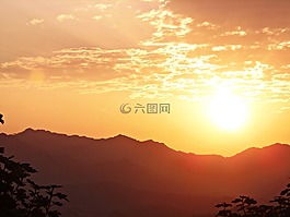 黎明,太陽,上午