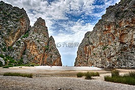 馬洛卡,海,巖