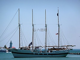 帆船,船舶,船