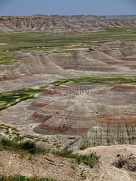 badland,国家公园,南达科他州