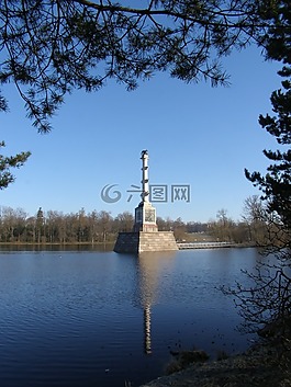 上午,天空,公園