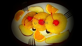 甜點(diǎn),菠蘿,食品