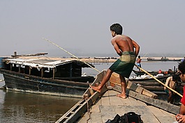 釣魚(yú),河,水