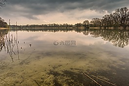 湖,水,长时间曝光