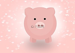 豬,好滑,幸運的魅力