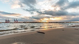 水域,海,海灘